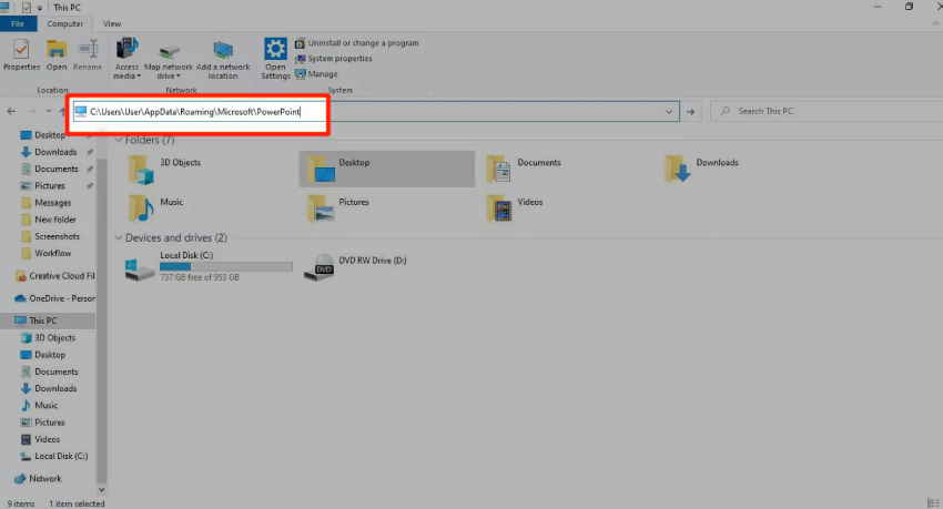 open a templates file