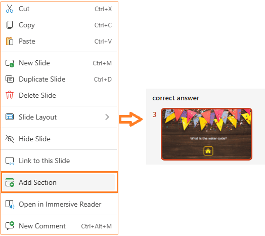 Añadir diseño de respuesta correcta