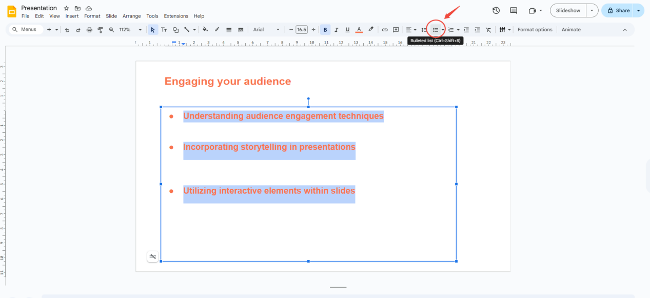 How to Add Bullet Points in Google Slides[Complete Tutorial]