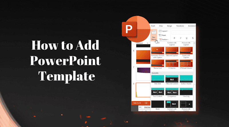 how to add powerpoint template to powerpoint