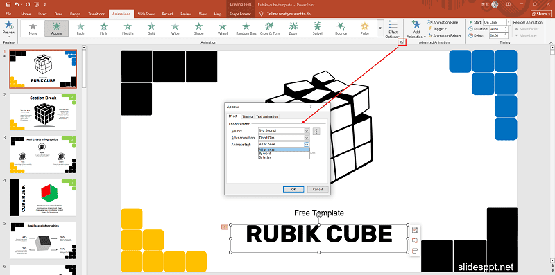 add text animation in powerpoint