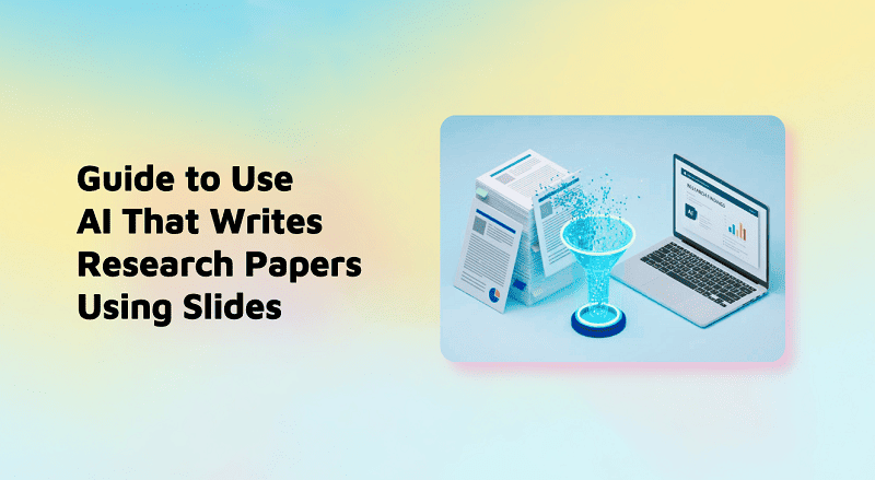ai that writes research papers using slides