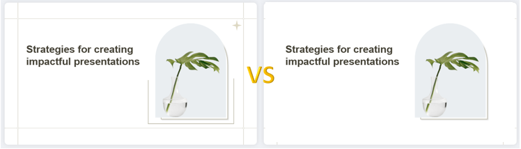 border vs no border for google slides