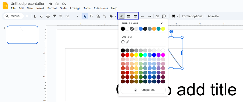 change scribble color and thickness