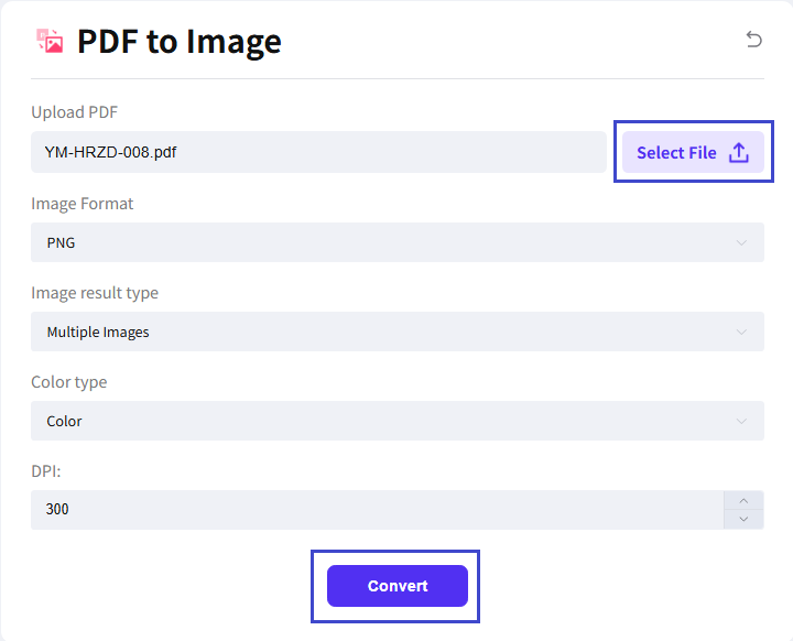 convert pdf to img