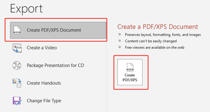 create pdf document