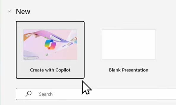 create with copilot