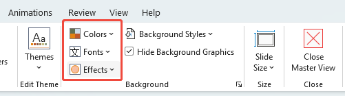 edit master slide theme in powerpoint