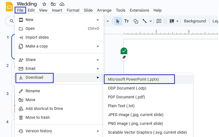 download google slides