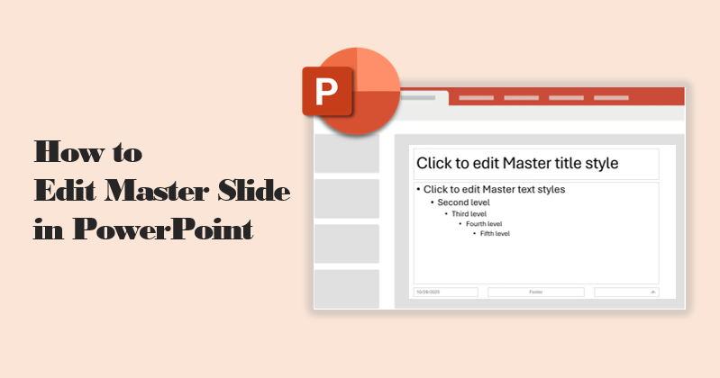 how to edit master slide in powerpoint