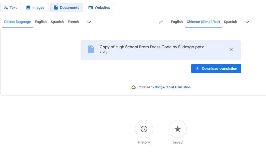 finished the translation