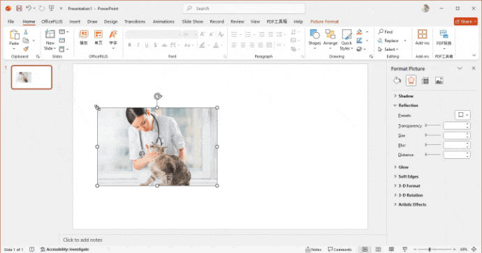 flip image on powerpoint