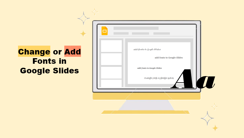 change or add fonts in google slides