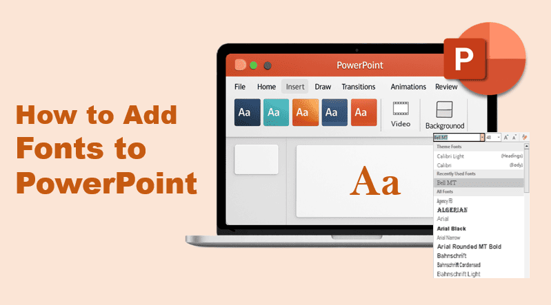fonts to powerpoint