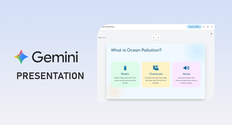 google gemini presentations