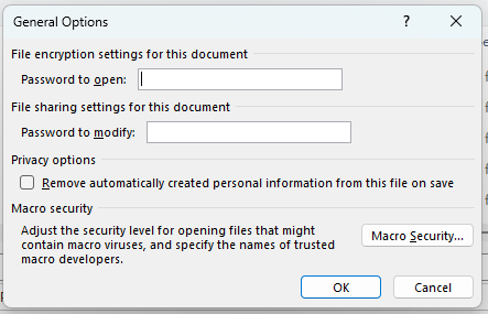 protect powerpoint from open or modify 
