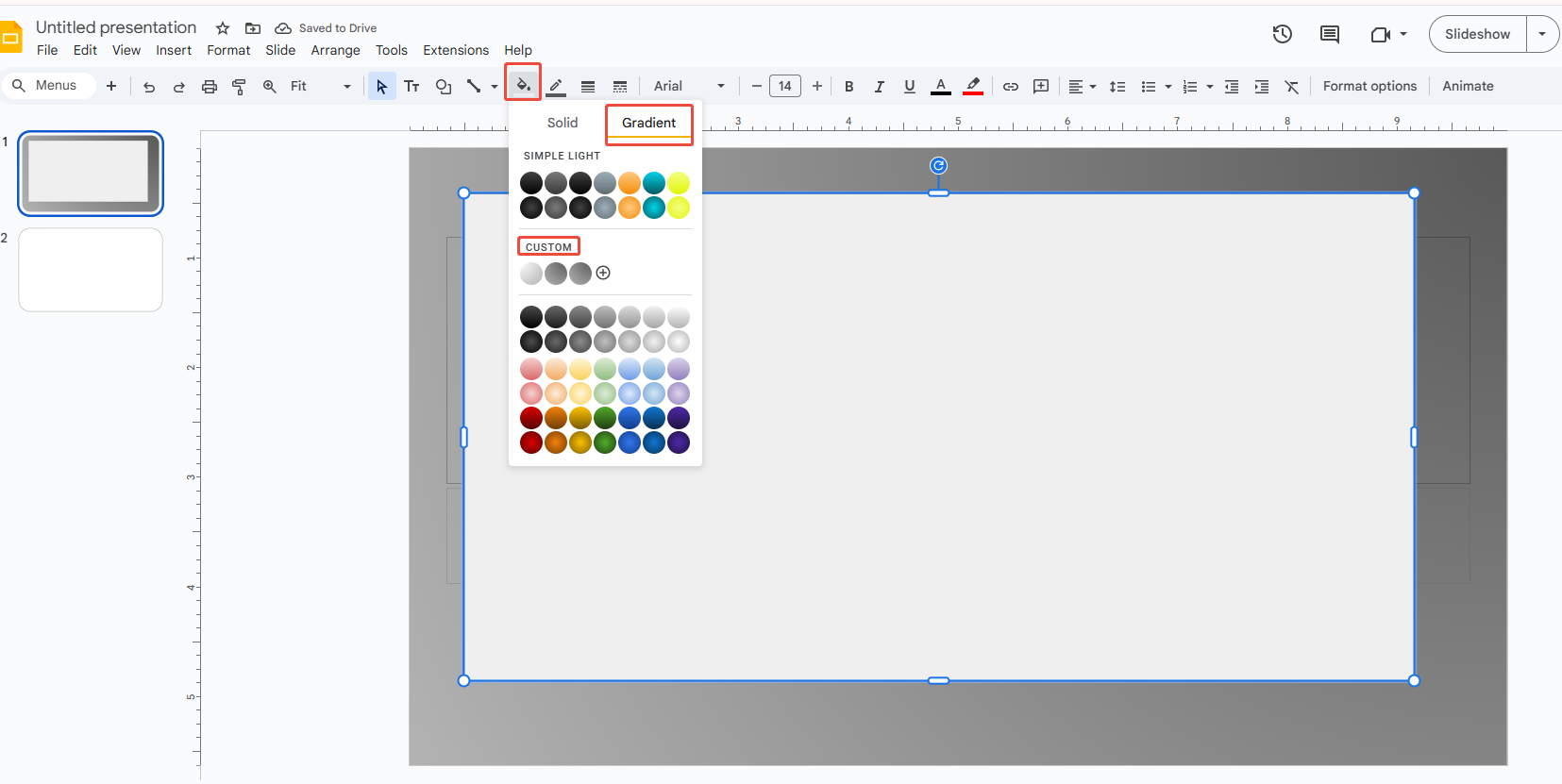 adjust the shape foggy effect