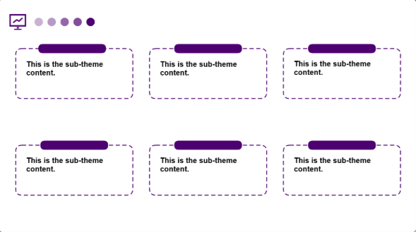 grid box ppt agenda slide template