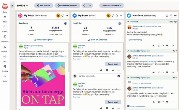 hootsuite ai for socail management 
