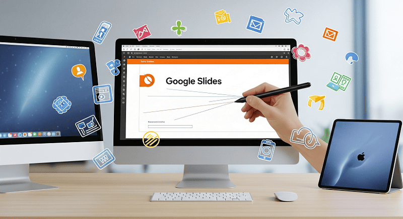 how to draw on google slides