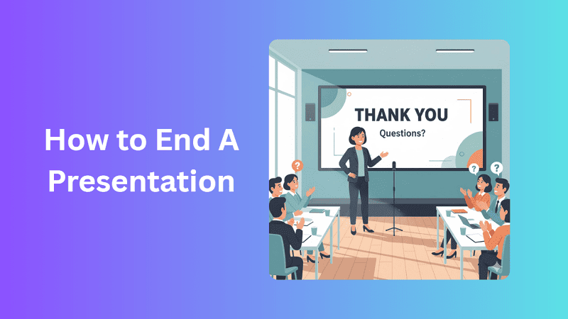 how to end a presentation