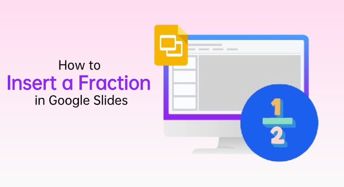 how to insert a fraction in google slides