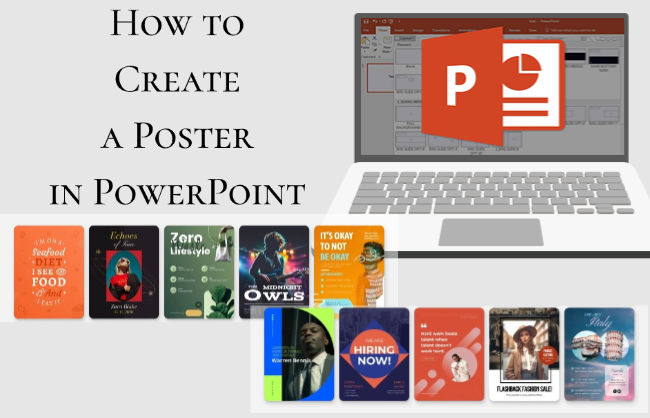 how to create a poster in powerpoint