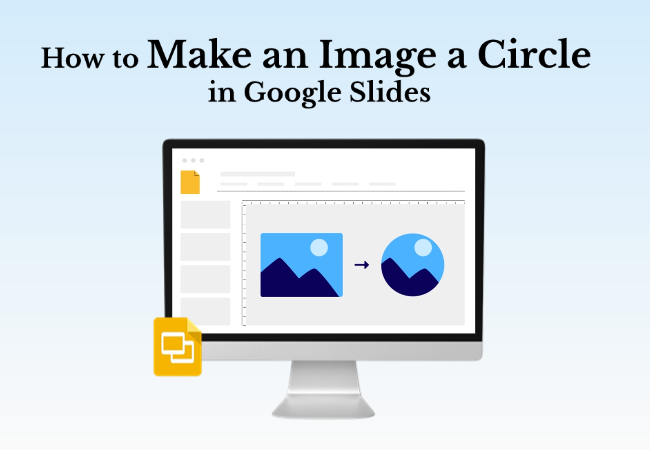 how to make an image a circle in google slides