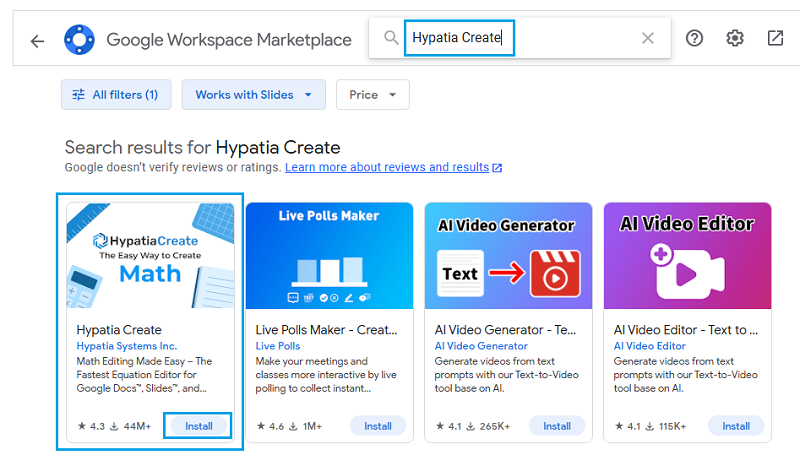 hypatia create add on