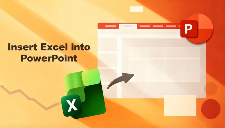 insert excel into powerpoint