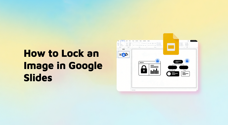 how to lock an image in google slides