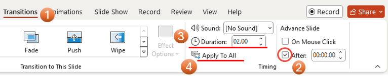 loop powerpoint automatically