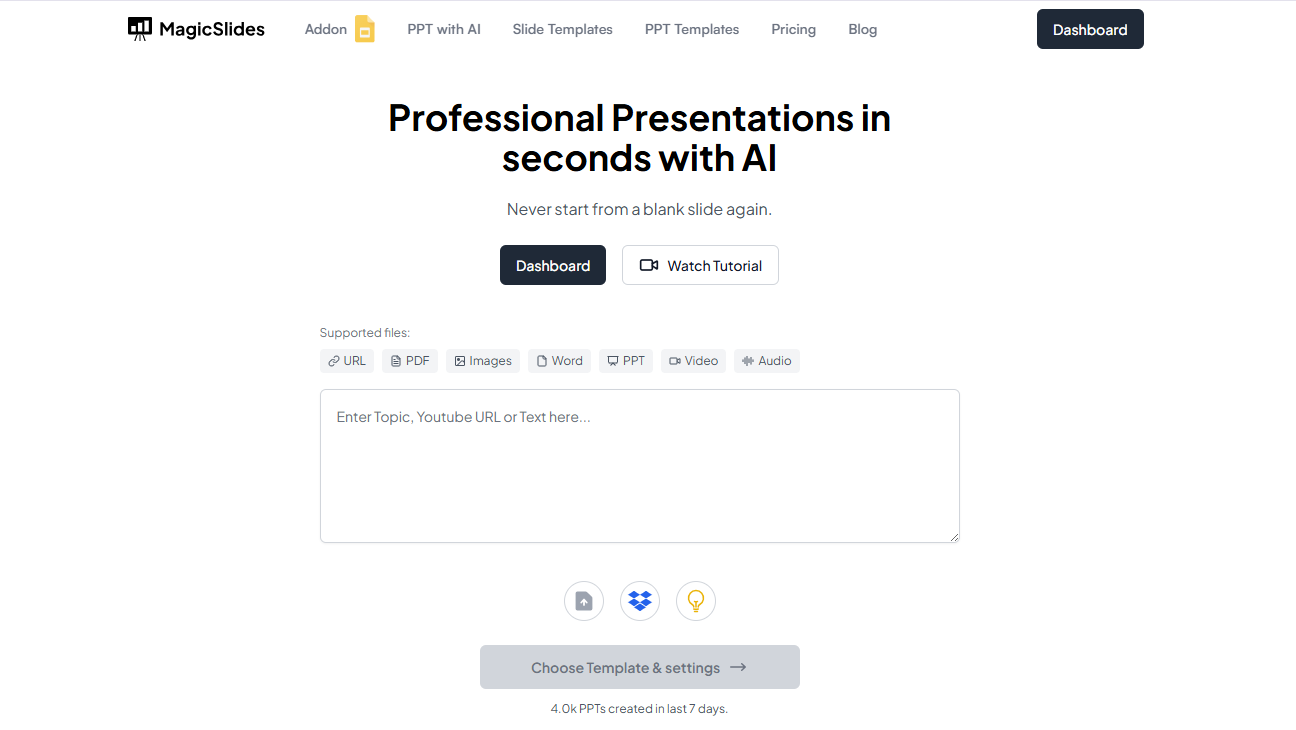 slidesai alternative magic slides