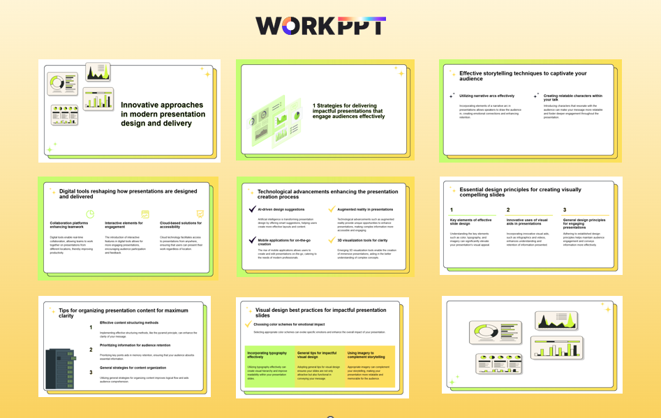 workppt marketing template