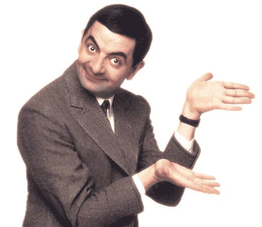 mr bean meme to start presentation