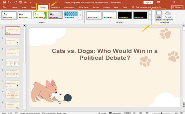 open powerpoint slides