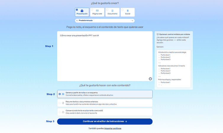 pasos para crear ppt