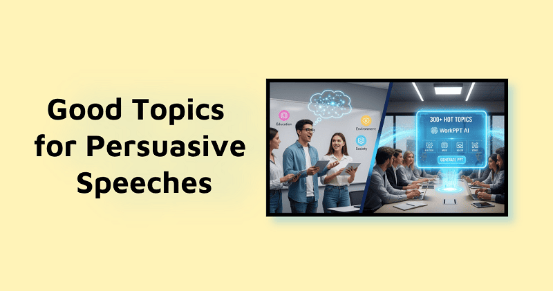 good persuasive speech topics