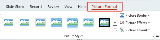 powerpoint change format