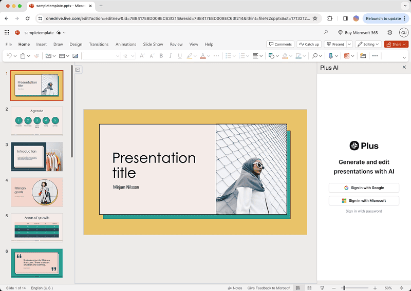 plus ai google slide and powerpoint add on