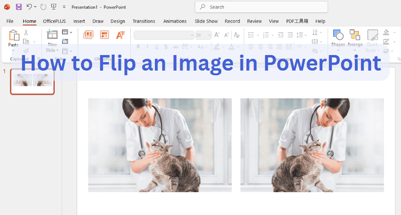 how to flip an image in powerpoint