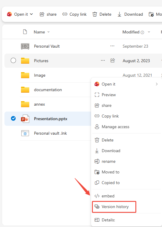 unsaved powerpoint in ondrive