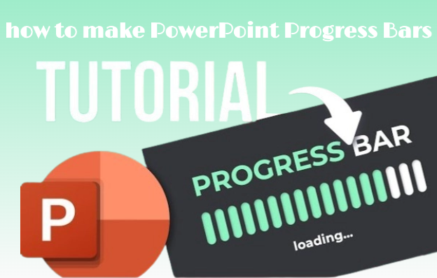 how to add powerpoint progress bar