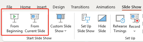 present slides with speaker notes