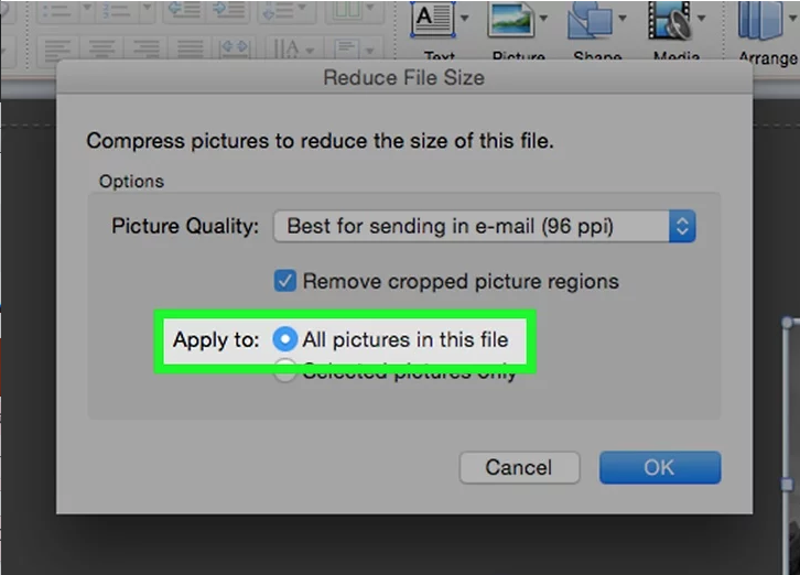 apply to all picture