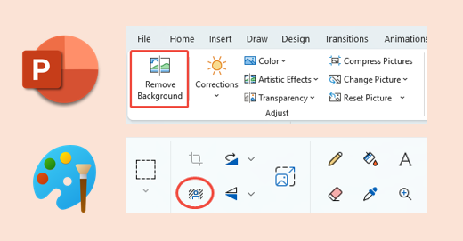 make image transparent with desktop software