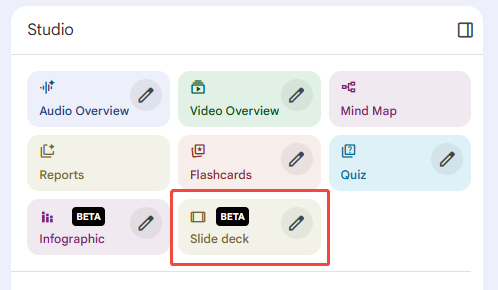 notebooklm slide deck