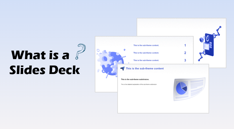 what is a slide deck