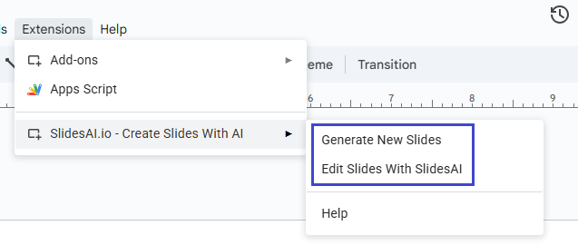 slidesai create types