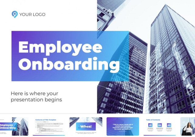 slidesgo onboarding templates